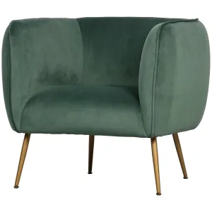 Scout fauteuil velvet groen